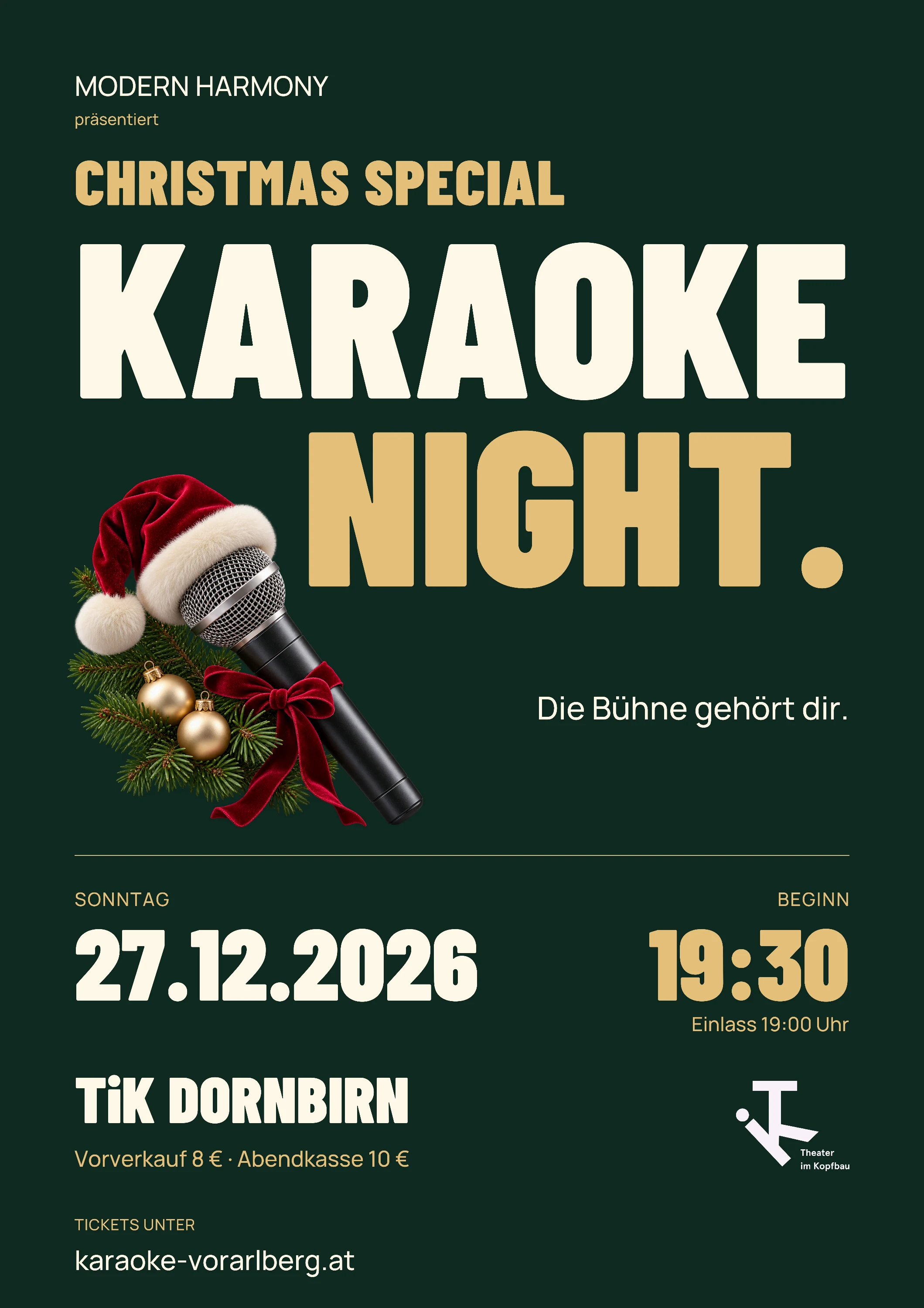 Eventbild zu Christmas-Spezial: Karaoke-Night - die Bühne gehört dir